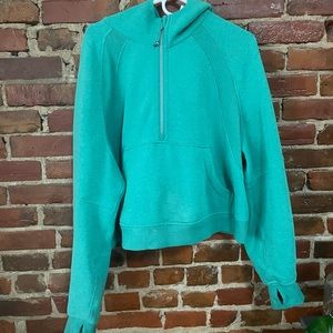 Lululemon Kelly Green Scuba Hoodie